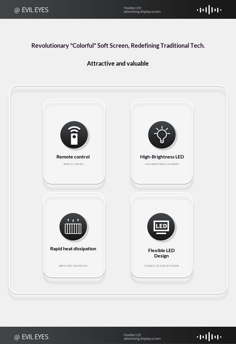 Bestseller Devil's Eye Car Smart Soft Screen Multi-Mode Expression Display LED Advertising Light_voghion.com