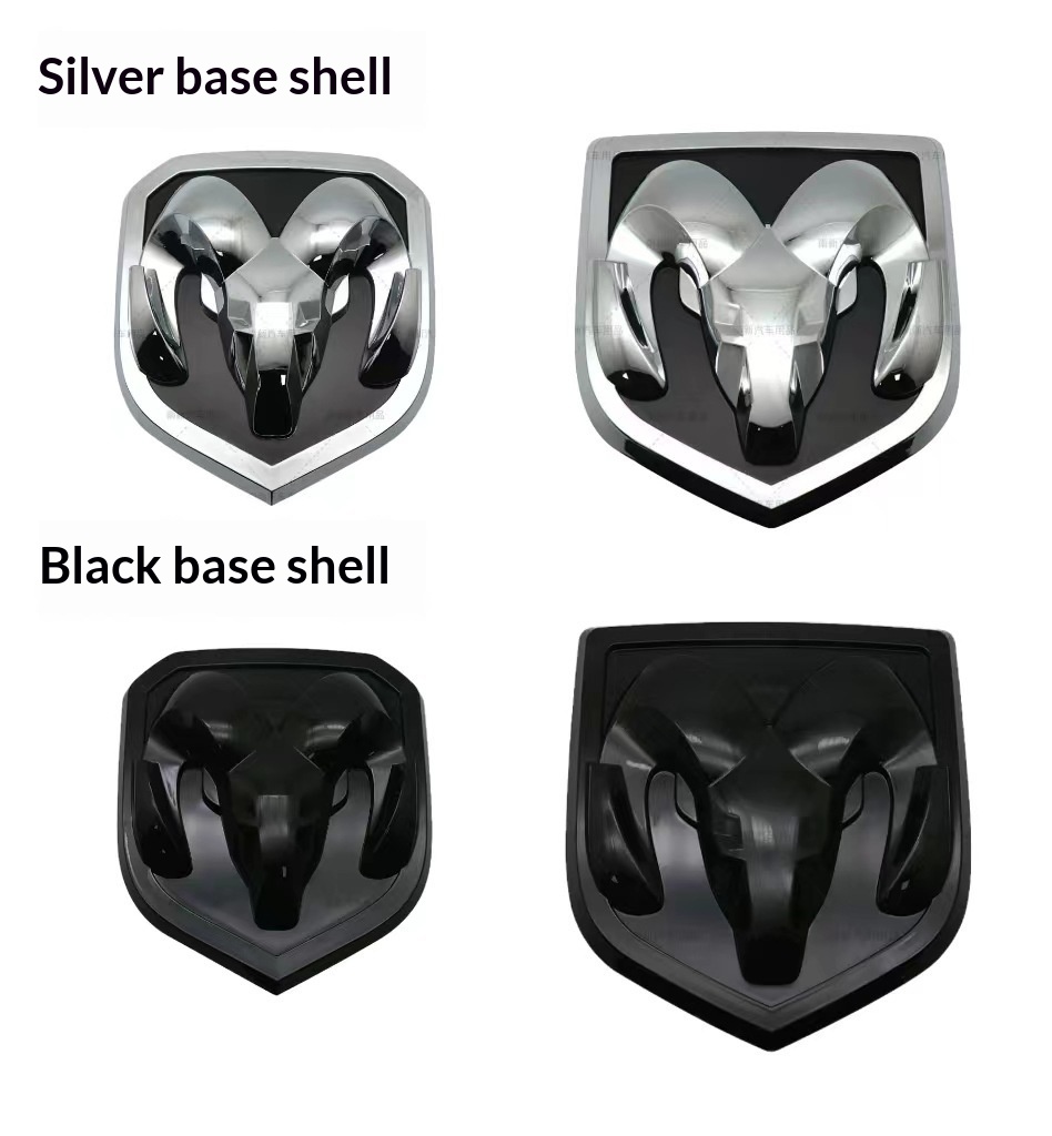 Suitable For Dodge Ram Grille Bright DODGE Illuminated Logo, Front Rear Emblem, LED Car Logo Light_voghion.com
