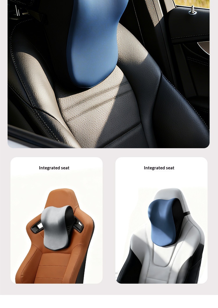 Dropshipping Headrest Use Car Neck Pillow Memory Foam Seat Cushion_voghion.com