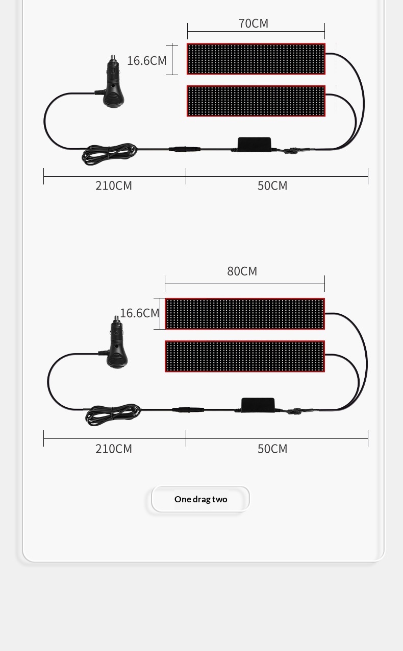 Bestseller Devil's Eye Car Smart Soft Screen Multi-Mode Expression Display LED Advertising Light_voghion.com