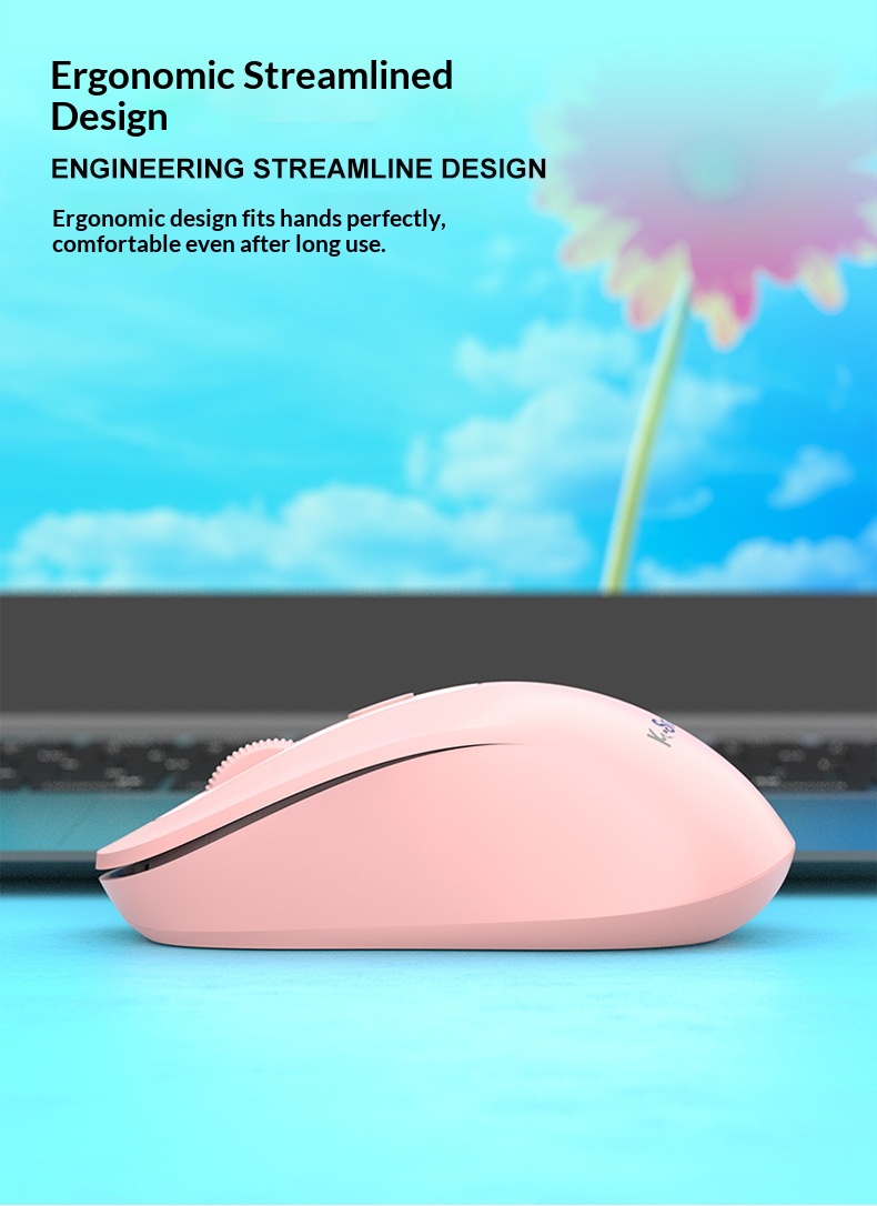 W300 Multi-mode Wireless Bluetooth Office Mouse For Laptop Tablet_voghion.com