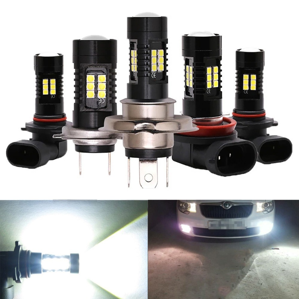 Grensoverschrijdende LED-mistlamp met hoge helderheid H8/H11 3030 21SMD-decoder 9006 9005_voghion.com