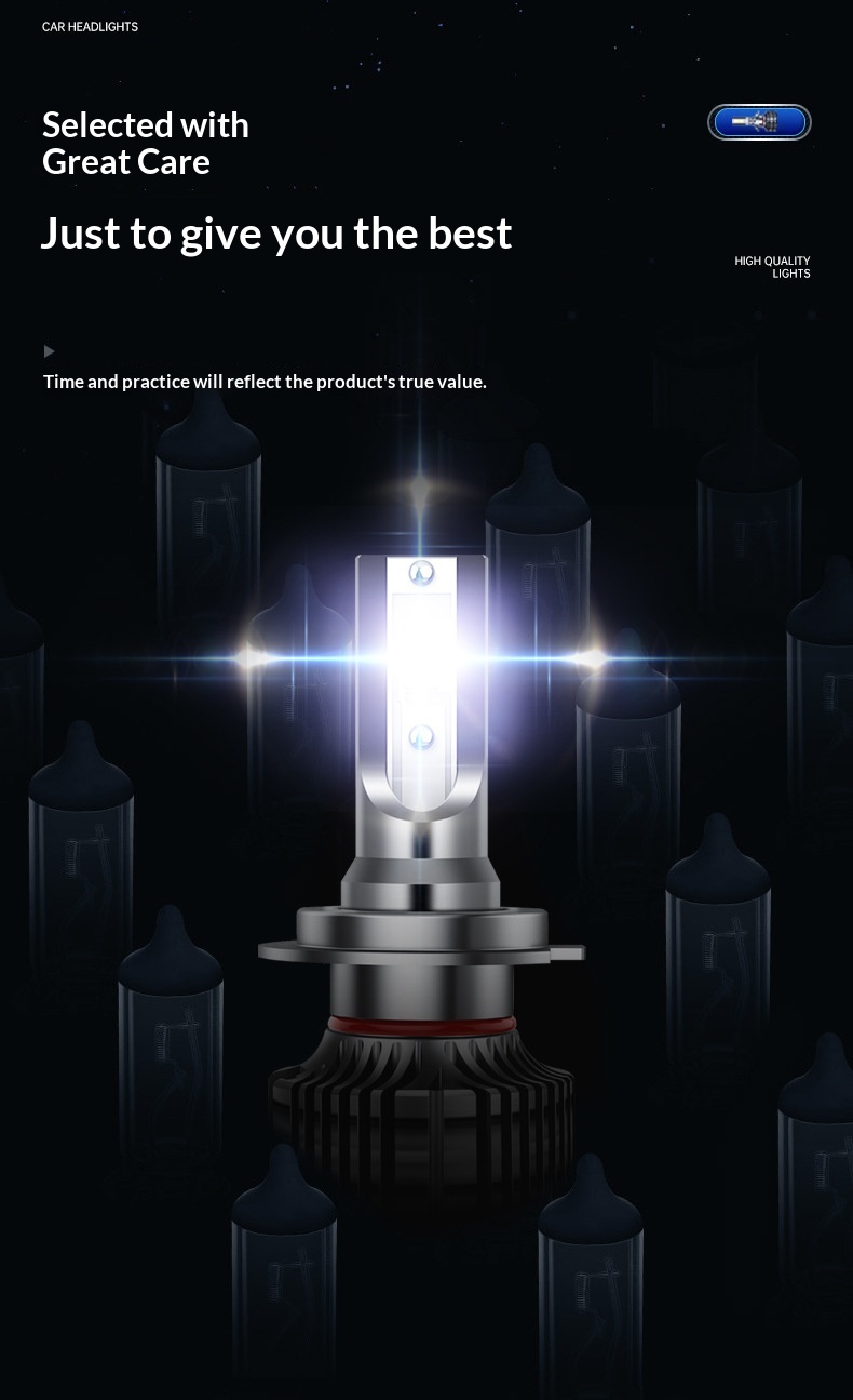 Super Bright Led Car Headlight Bulbs H1 H7 H4 9012 Spotlight_voghion.com