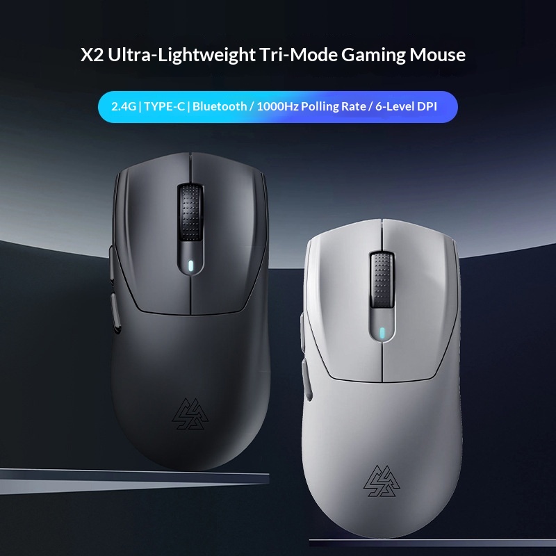SOREX X2 Wireless Tri-Mode Mouse Bluetooth Wired RGB Gaming Office Desktop Laptop_voghion.com