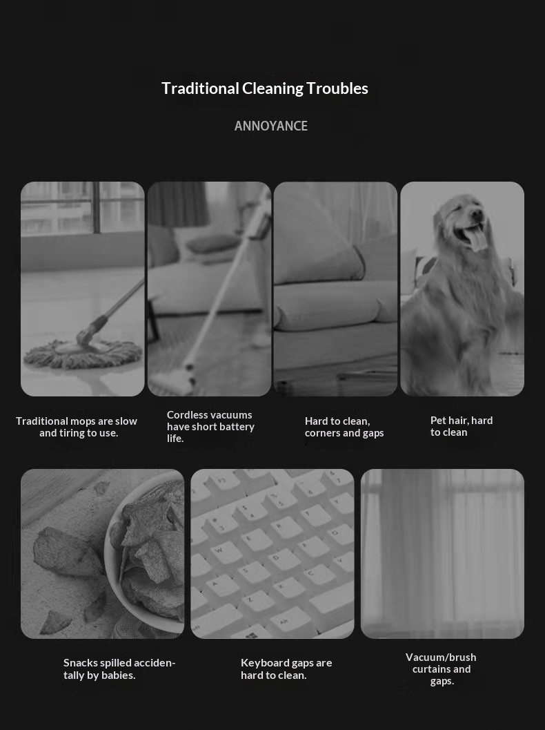 Chigo Kabelloser Handstaubsauger Mini-Staubsauger für den Haushalt, leistungsstark und grenzüberschreitend_voghion.com