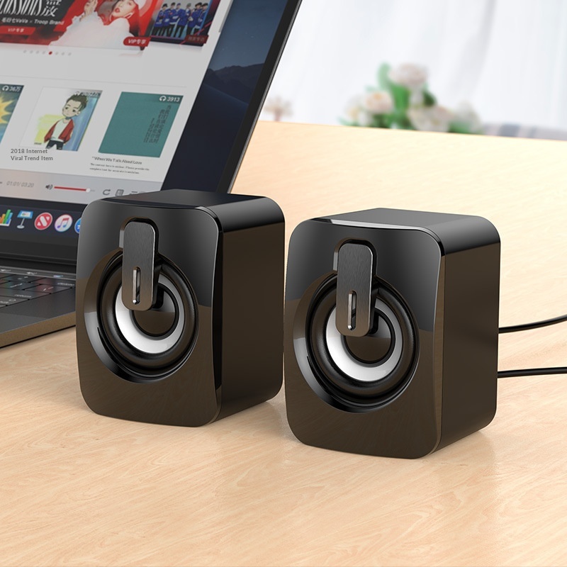 Cross-border Computer Laptop And Mobile Phone Home Speakers, USB Wired Mini Subwoofer, Desktop Speakers_voghion.com