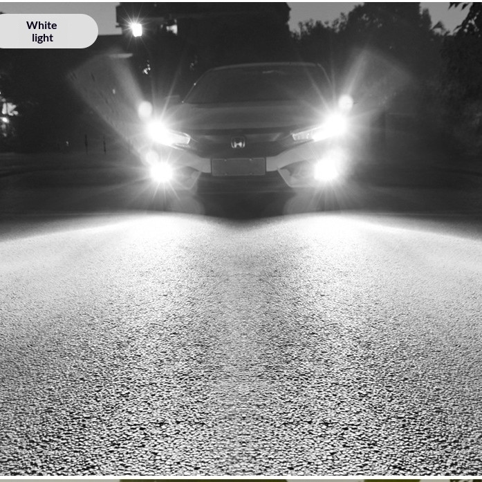 Faro fendinebbia anteriore a LED per auto, stile a punta, bicolore, H11 H8 9005 9006 H7, di grande successo commerciale._voghion.com