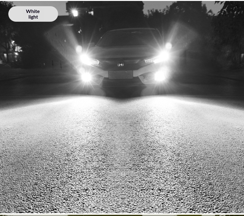 Fendinebbia led bicolore per auto con design integrato_voghion.com