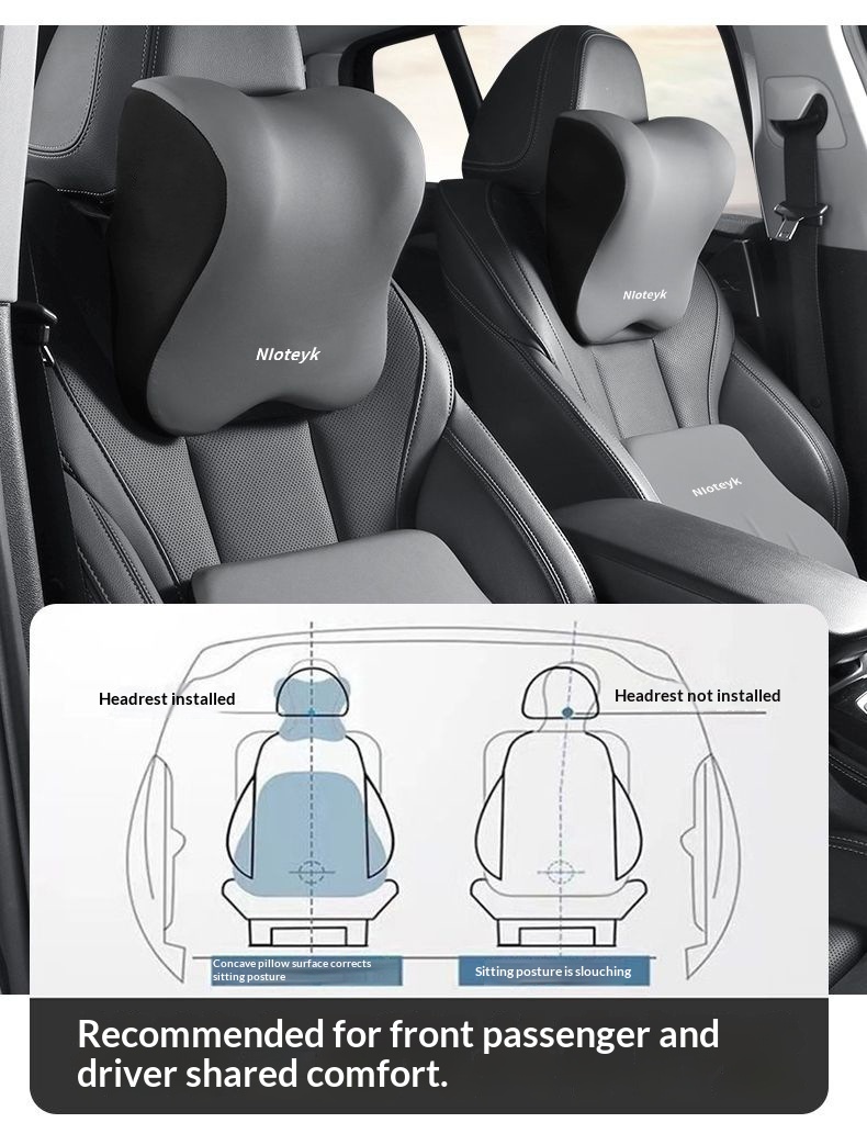 for Seat Backrest Car Cushion Driving Support Waist Lumbar Pillow_voghion.com