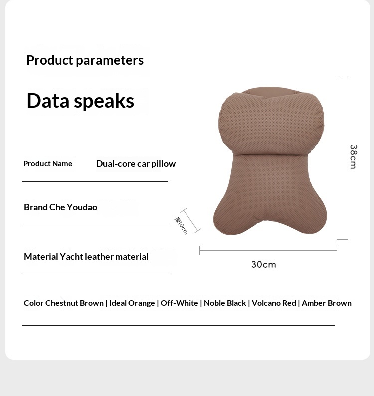 Car Neck Support Pillow For Driving Comfort And Ergonomic Relief_voghion.com