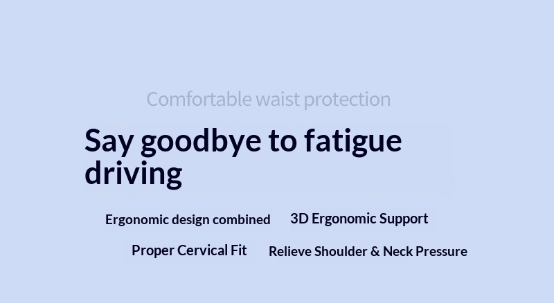 Headrest Memory Foam Lumbar Back Car Neck Pillow Cushion_voghion.com