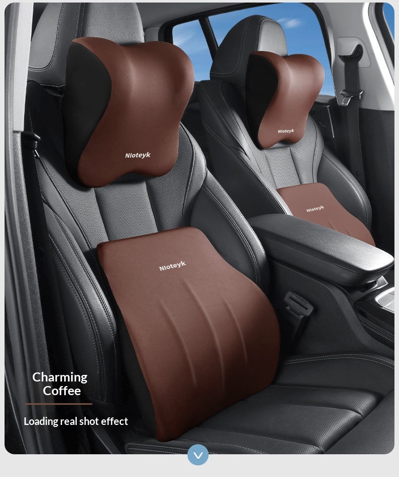 for Seat Backrest Car Cushion Driving Support Waist Lumbar Pillow_voghion.com