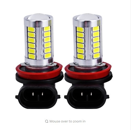 Fourniture exclusive transfrontalière d'ampoules LED H11/7/8/9005/9006 33SMD H7 pour feux antibrouillard automobiles_voghion.com