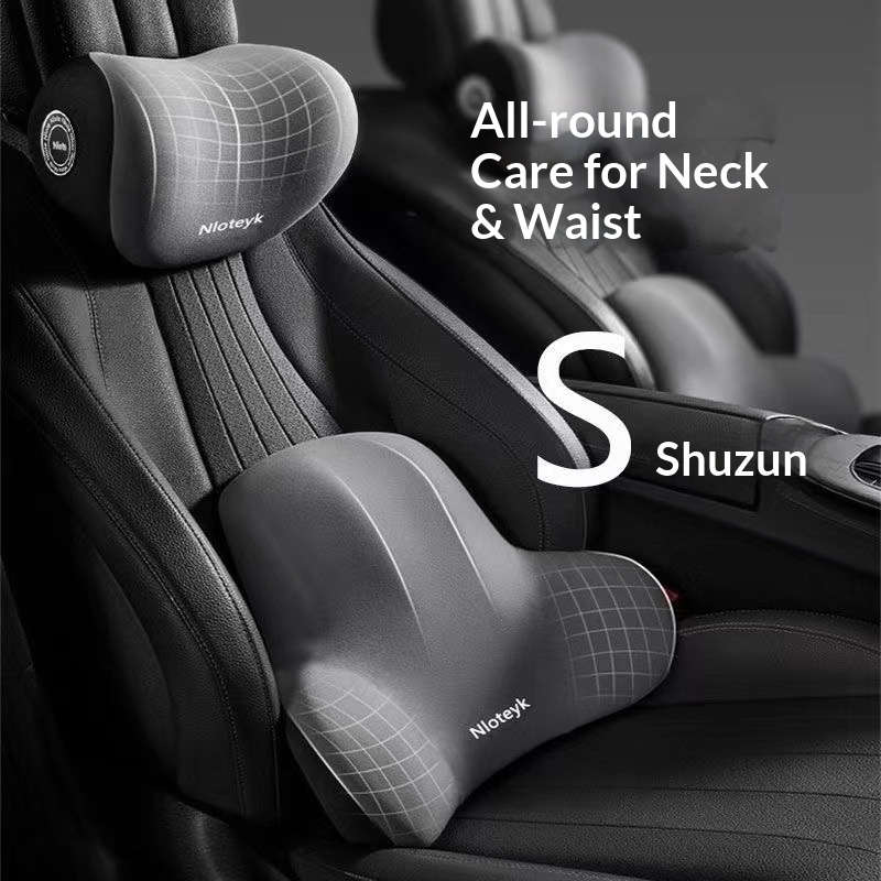 Headrest Support Shoulder Pillow Car Memory Foam Lumbar Backrest Cushion Home Dropshipping_voghion.com