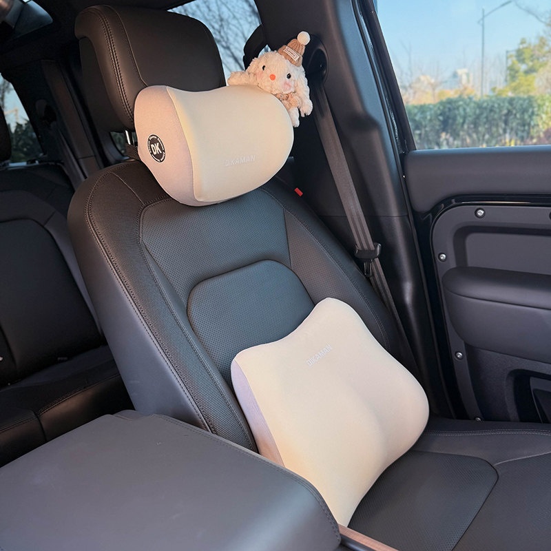 Nuovo cuscino poggiatesta interno per auto 2025, supporto lombare per sedile auto, design carino e creativo, in memory foam_voghion.com