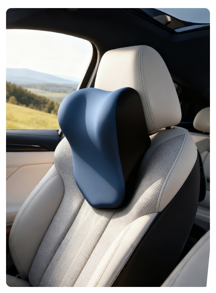 Dropshipping Headrest Use Car Neck Pillow Memory Foam Seat Cushion_voghion.com