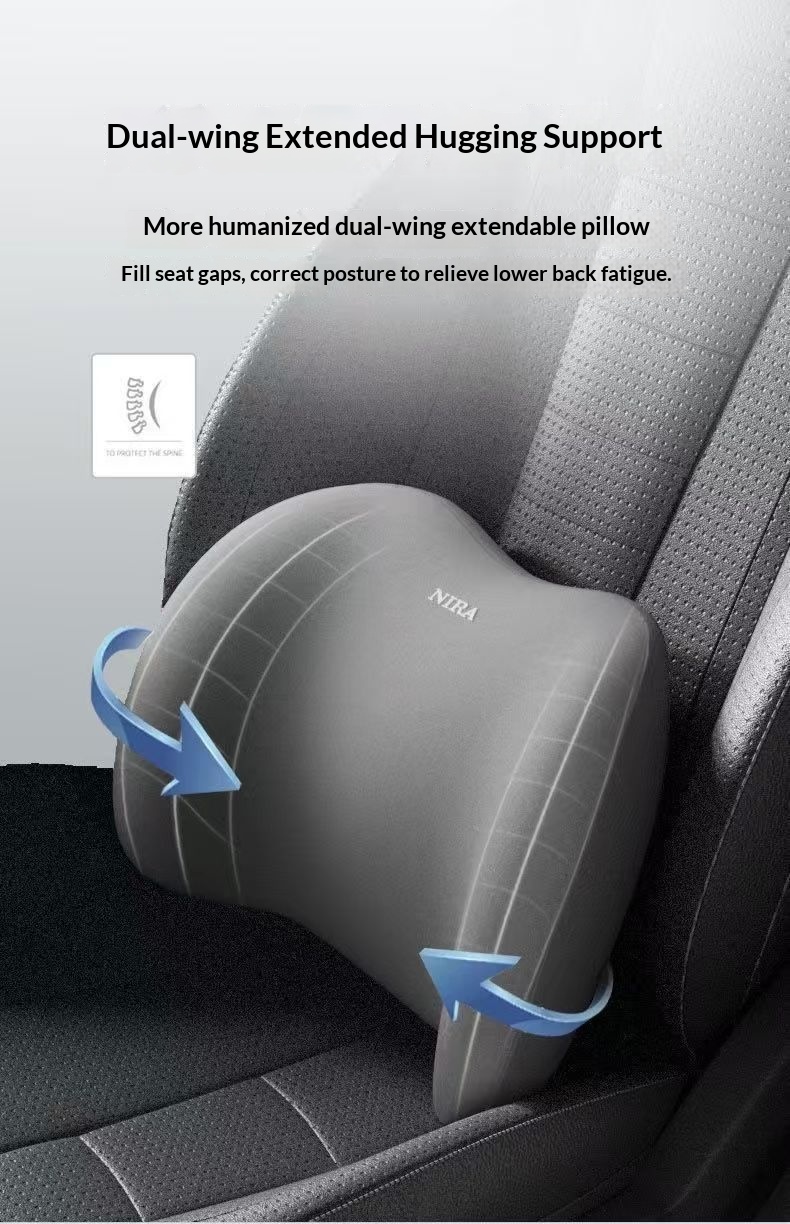 Cross-Border Headrest Seat Backrest Car Cushion Lumbar Support Neck Pillow_voghion.com