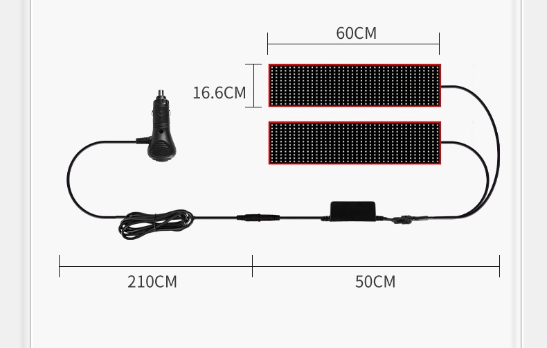Bestseller Devil's Eye Car Smart Soft Screen Multi-Mode Expression Display LED Advertising Light_voghion.com