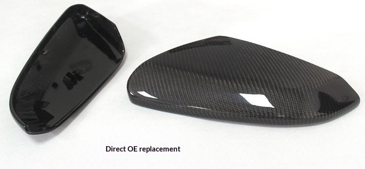 Carbon Fibre Rearview Mirror Covers For Honda Civic 10th Gen_voghion.com