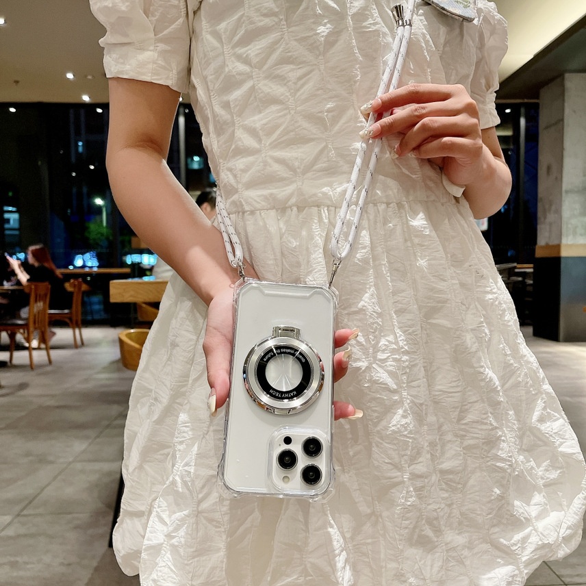 Magnetic Crossbody Case For Iphone 16 Pro Max With Stand_voghion.com