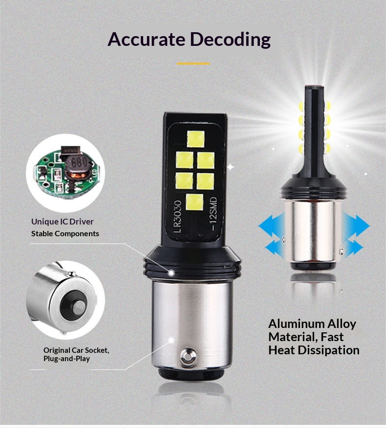 Hoge helderheid led mistlamp voor auto met decoder en stroboscoop_voghion.com