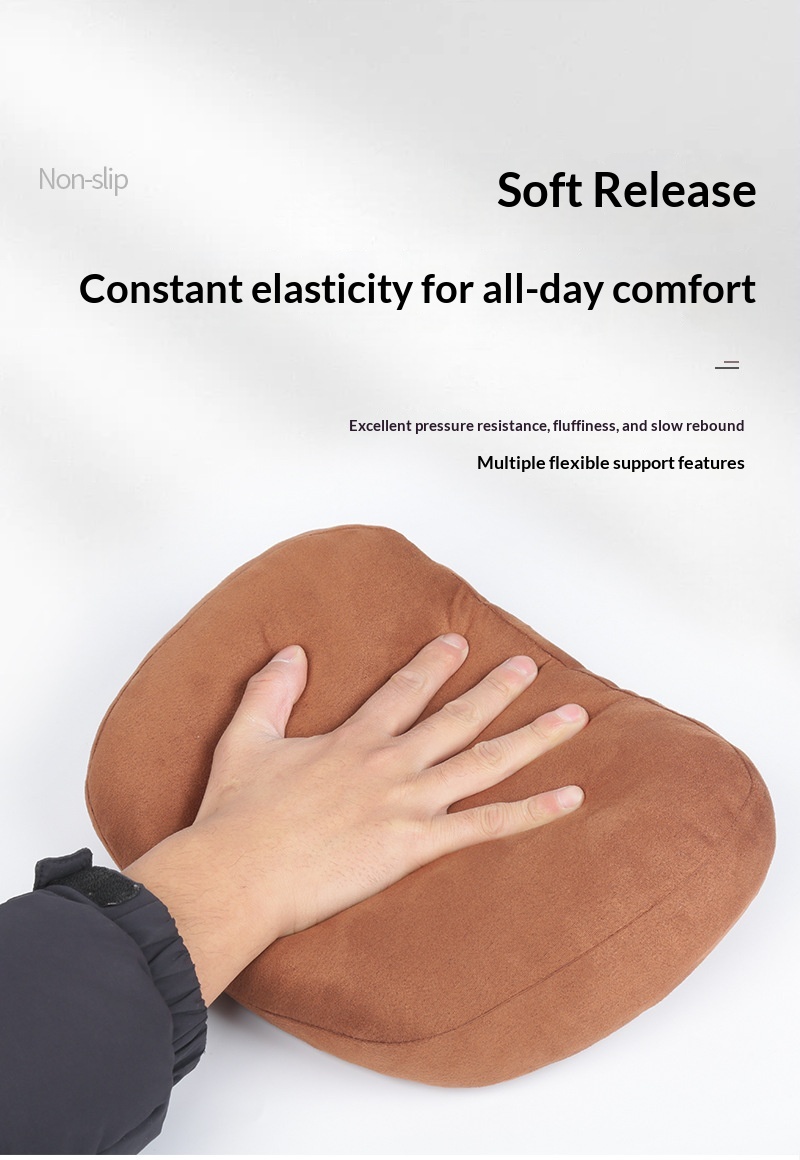 Headrest Memory Foam Lumbar Back Car Neck Pillow Cushion_voghion.com