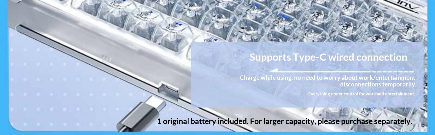 Wolf Spider F98pro, chargeur sans fil Bluetooth à trois modes avec écran, remplaçable à chaud, personnalisable et entièrement transparent_voghion.com