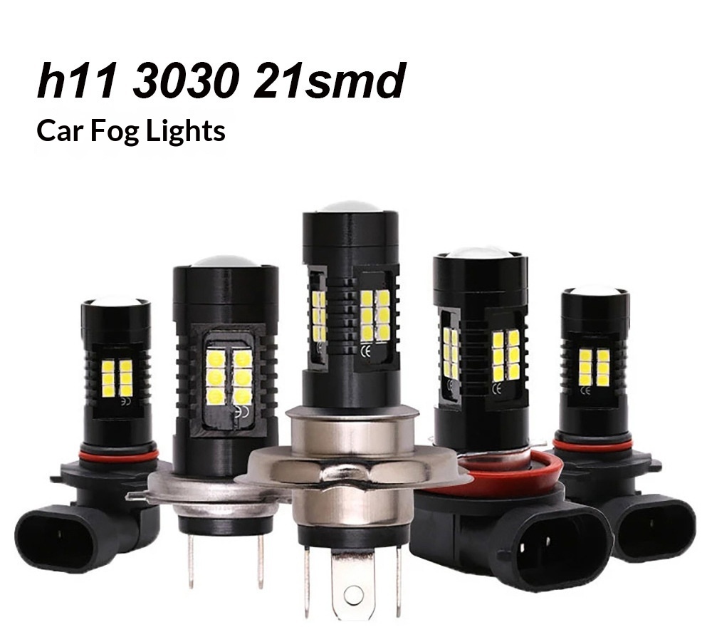 Grensoverschrijdende LED-mistlamp met hoge helderheid H8/H11 3030 21SMD-decoder 9006 9005_voghion.com