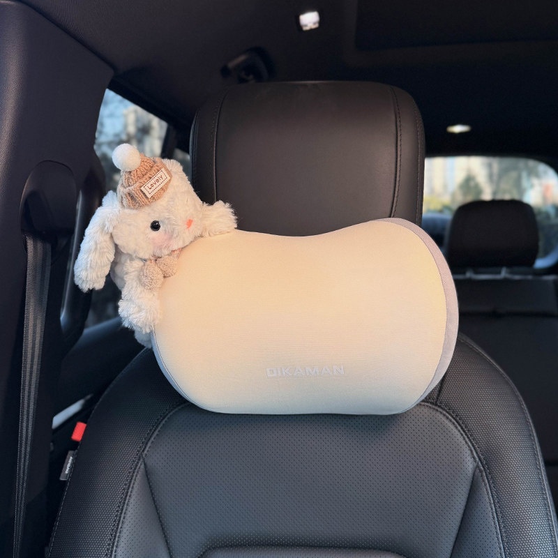 Nuovo cuscino poggiatesta interno per auto 2025, supporto lombare per sedile auto, design carino e creativo, in memory foam_voghion.com