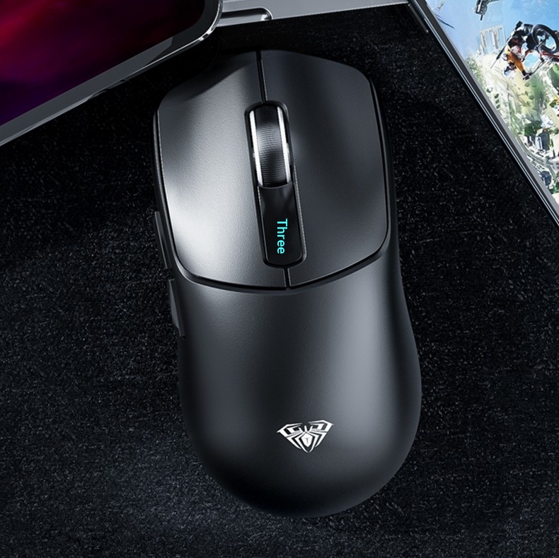 Wolf Spider SC580 Three-Mode Bluetooth 2.4g Wireless Gaming Mouse For Laptop, Desktop, And Office Use_voghion.com