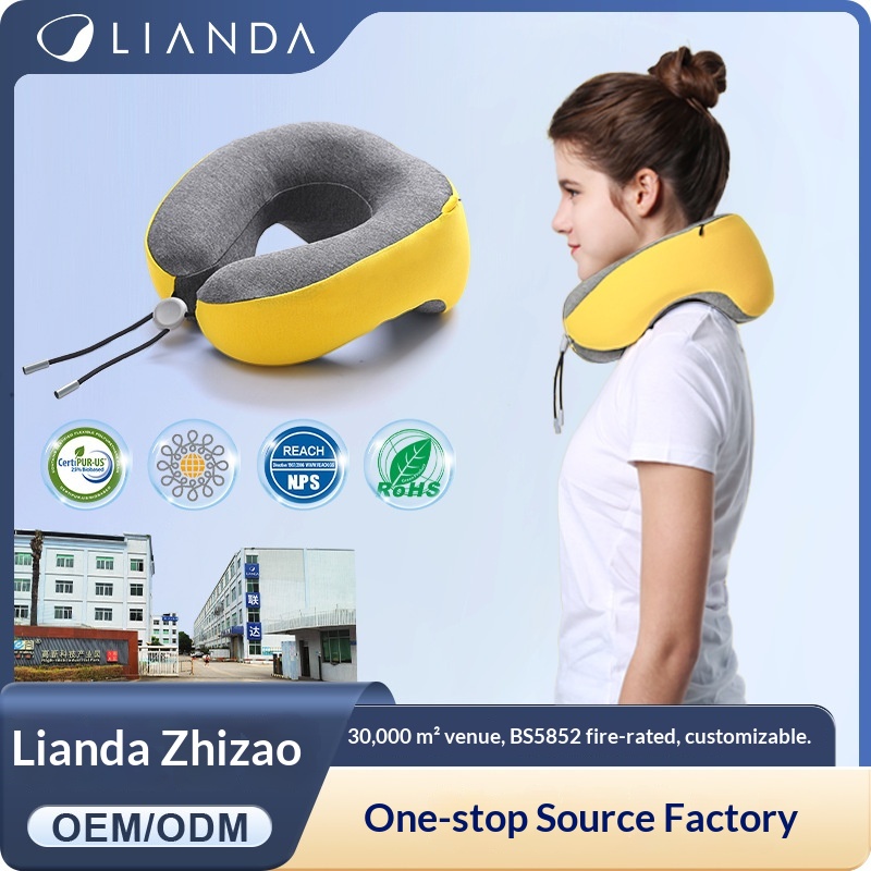 Wholesale Cross-Border Car Neck Memory Foam Nap Travel Sleeping U-Shaped Pillow_voghion.com