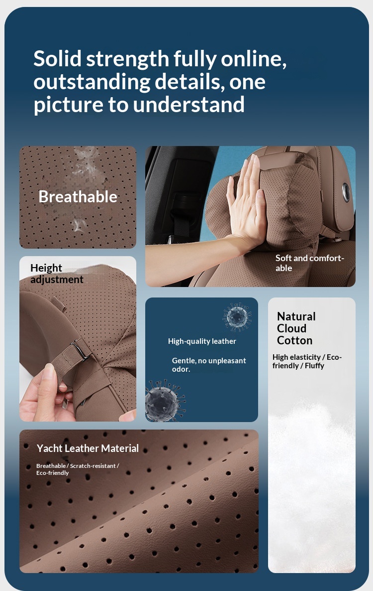 Car Neck Support Pillow For Driving Comfort And Ergonomic Relief_voghion.com