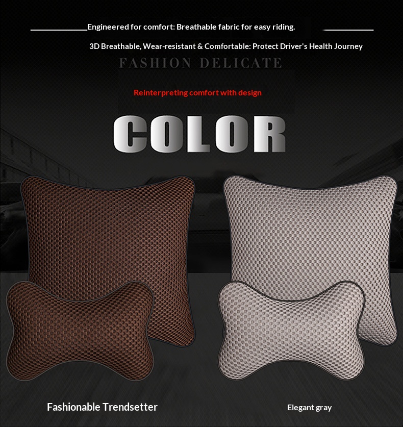 Nackenstützkissen fürs Auto, 3D-Leder, Ganzjahresmodell, Universal_voghion.com