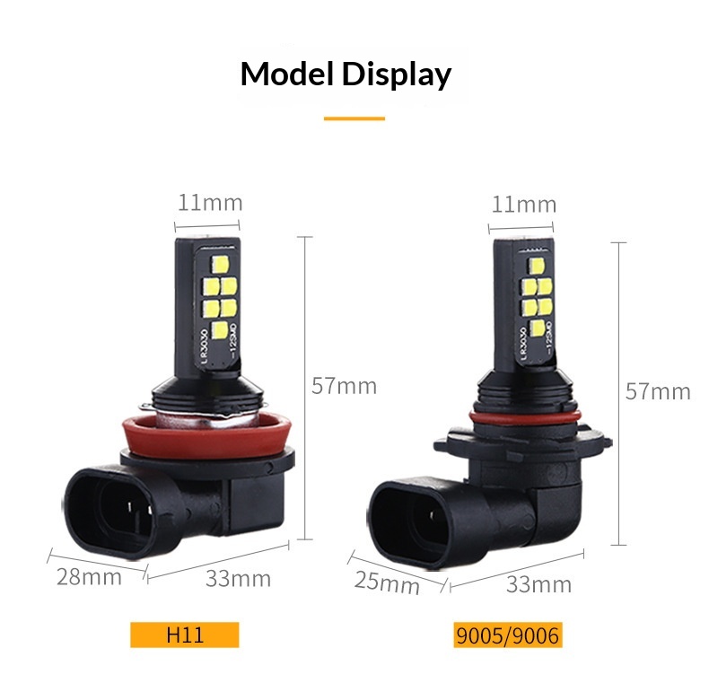 Hoge helderheid led mistlamp voor auto met decoder en stroboscoop_voghion.com