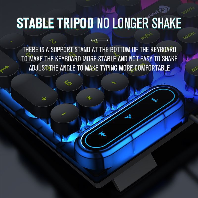 Pansen PT100 Wired Keyboard Set Gaming Office Desktop Laptop E-sports Key Mouse_voghion.com