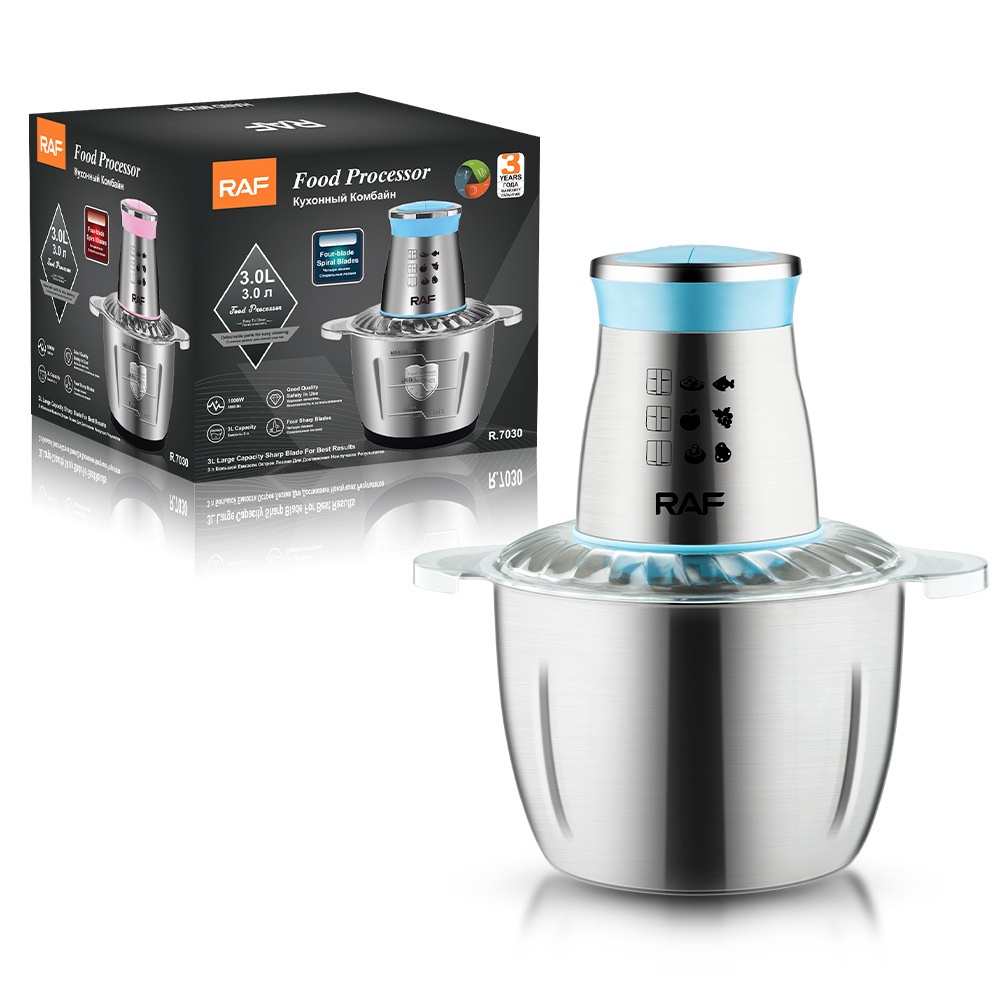 Electric Meat Grinder 3l Stainless Steel Food Processor_voghion.com