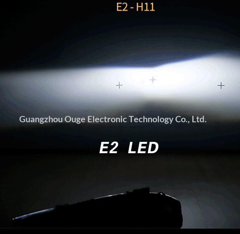CN360 E2 Model 50W Car LED Headlight Direct Plug-in And Low Beam Integrated H4 H7 H11 High Brightness Front Light_voghion.com