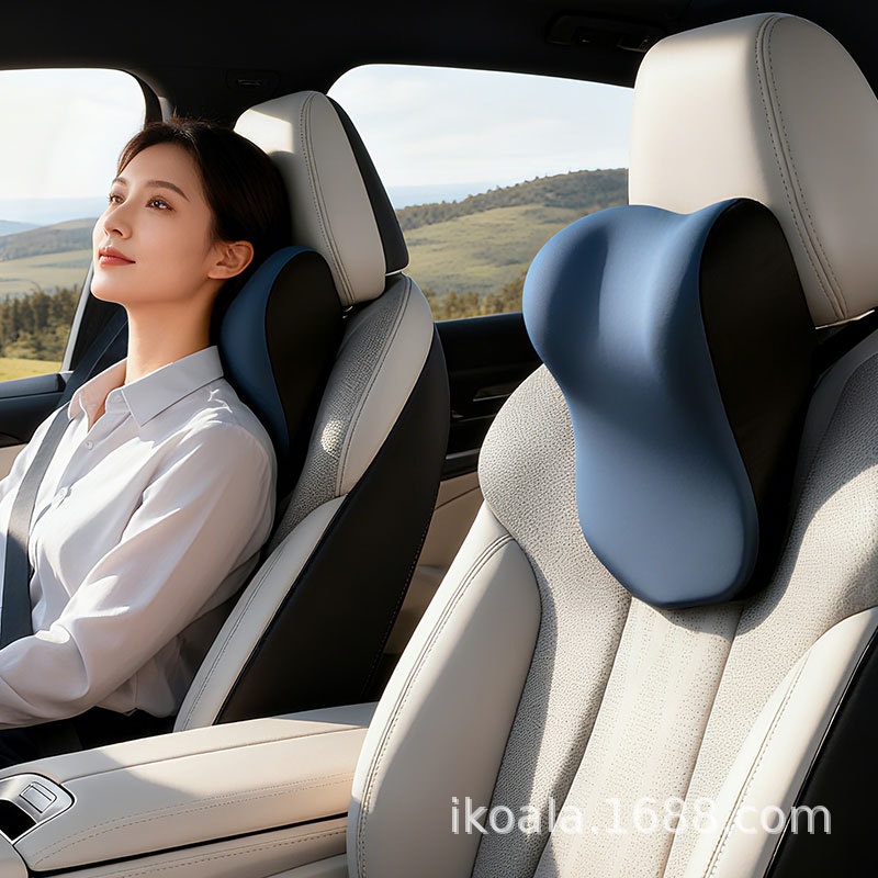 Dropshipping Headrest Use Car Neck Pillow Memory Foam Seat Cushion_voghion.com