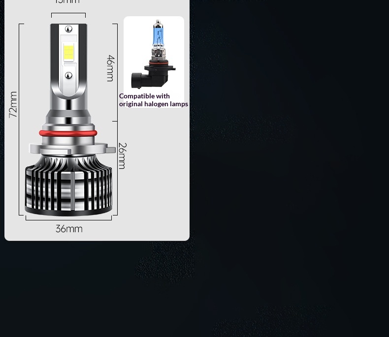 Super Bright Led Car Headlight Bulbs H1 H7 H4 9012 Spotlight_voghion.com