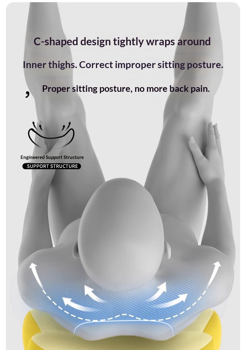 Headrest And Lumbar Support Set For Car Comfortable Neck Pillow_voghion.com