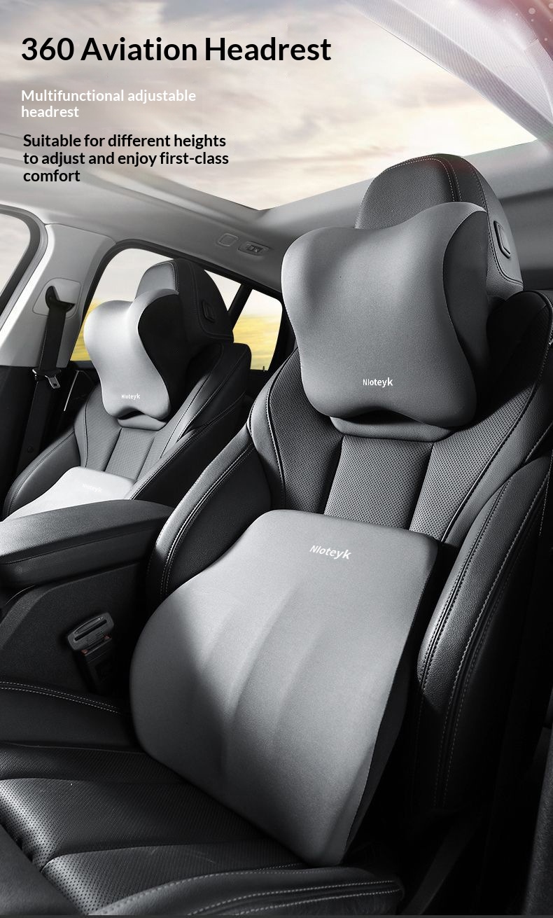 for Seat Backrest Car Cushion Driving Support Waist Lumbar Pillow_voghion.com