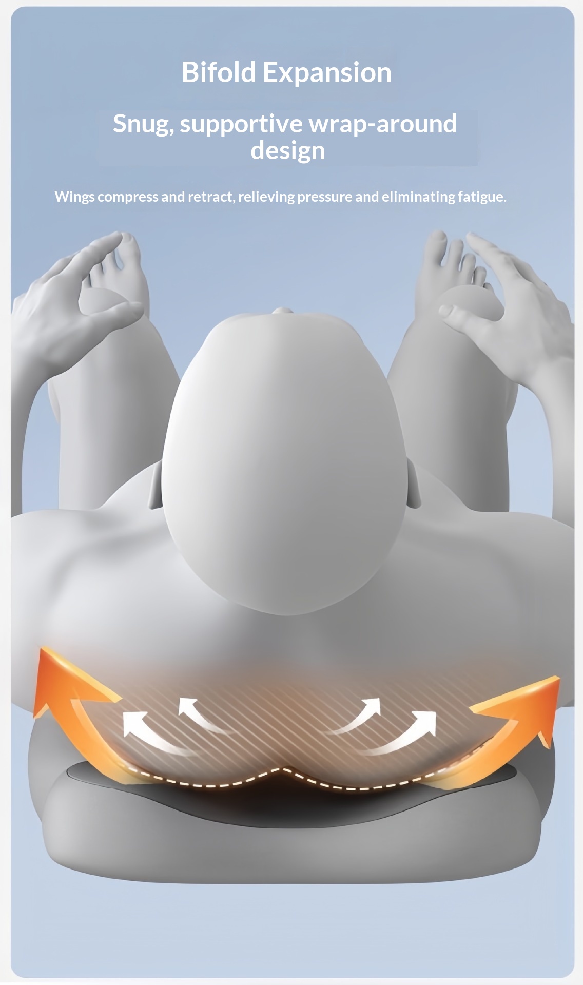 Almofada de apoio lombar para encosto de cabeça e pescoço para carro_voghion.com