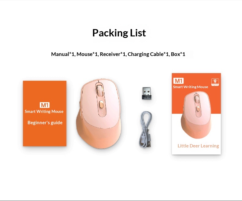 AI Intelligent Voice Bluetooth Wireless Mouse Deepseek For Writing, Form Generation, Smart PPT Creation, Rechargeable_voghion.com