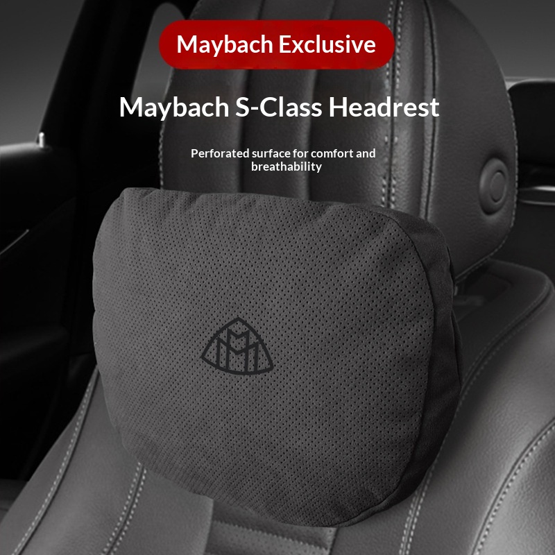 Applicable Maybach Headrest Mercedes S-Class Neck Pillow BMW Car Seat Audi Cushion Lumbar Support_voghion.com