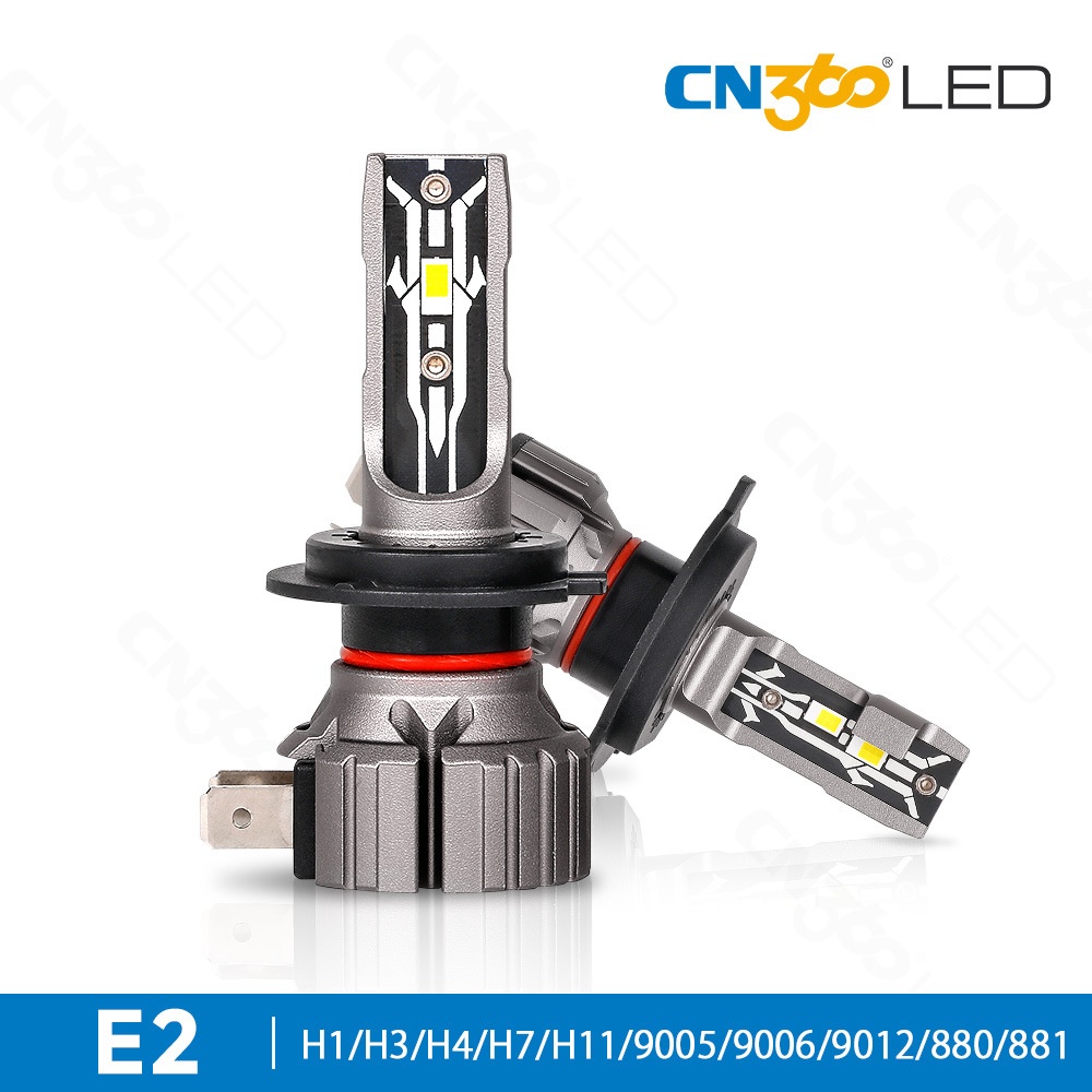 CN360 E2 Model 50W Car LED Headlight Direct Plug-in And Low Beam Integrated H4 H7 H11 High Brightness Front Light_voghion.com