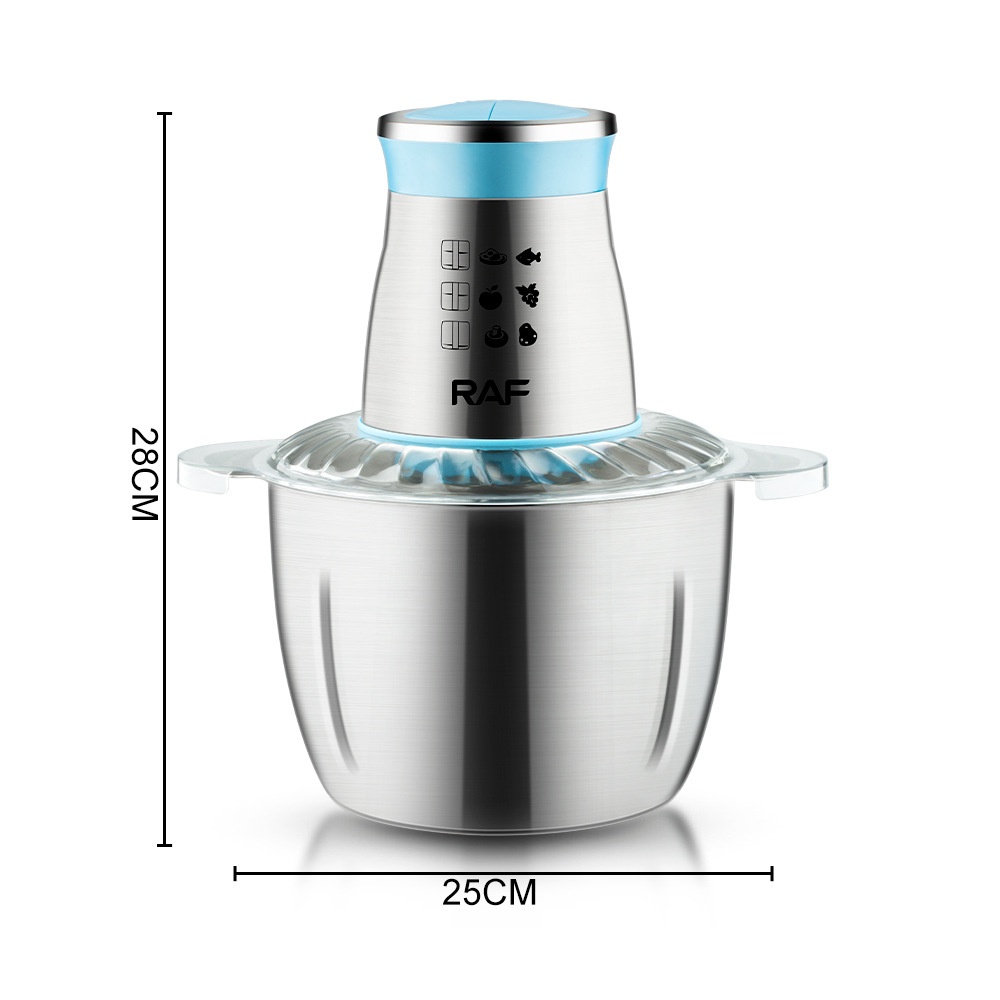 Electric Meat Grinder 3l Stainless Steel Food Processor_voghion.com