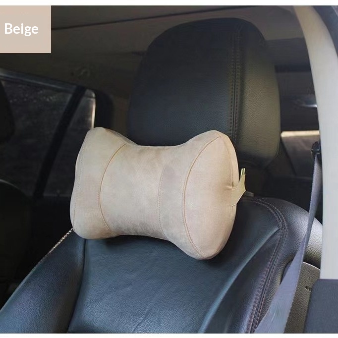 Almofada de espuma viscoelástica para apoio cervical, ideal para carro, assento e para dormir. Personalizável._voghion.com