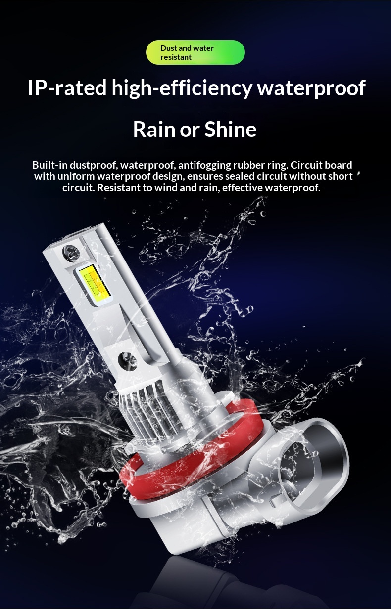 Fendinebbia led bicolore per auto con design integrato_voghion.com