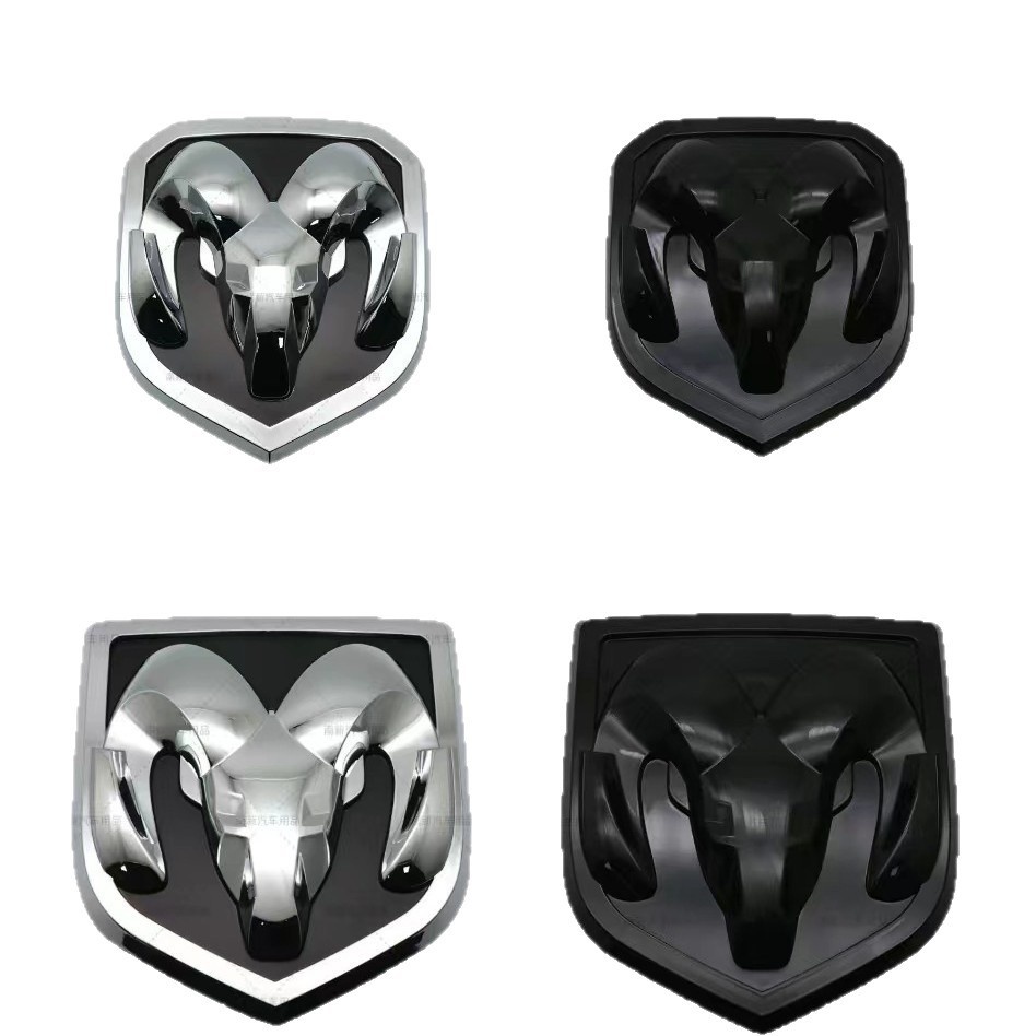 Pasuje do grilla Dodge Ram, podświetlanego logo DODGE, emblematu z przodu i z tyłu, oświetlenia LED z logo samochodu_voghion.com