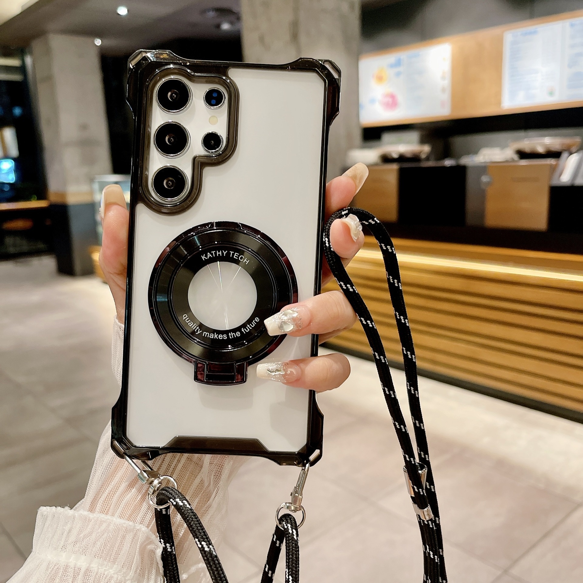 Magnetic Crossbody Case For Iphone 16 Pro Max With Stand_voghion.com
